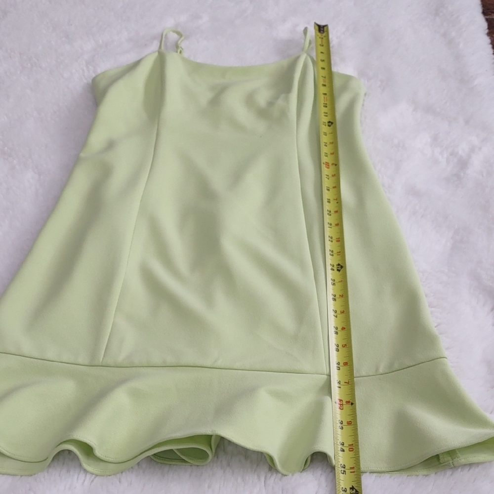 SAGE COLECTIVE Lemon Grass Spaghetti Strap Dress - Picture 11 of 17
